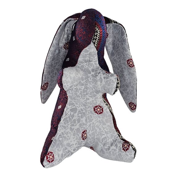 Vintage Handmade Bunny Rabbit Plush Stuffed Animal 7.75" - Picture 3 of 8